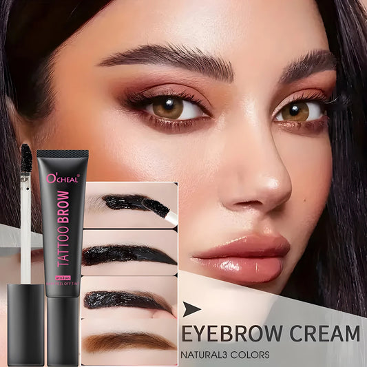 Waterproof Tattoo Brow Peel Off Tint with Stencils
