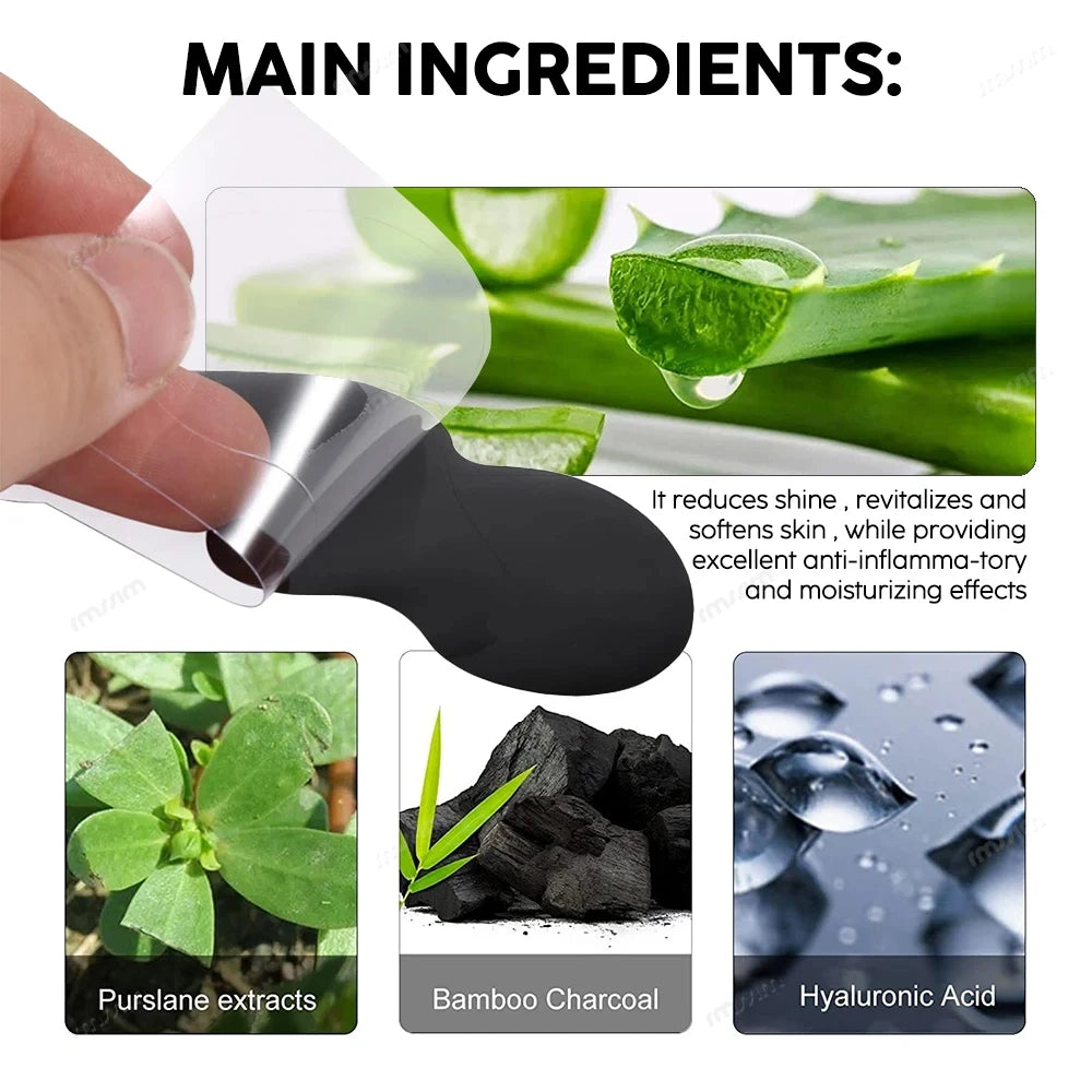 Bamboo Charcoal Nasal Strips Blackhead Remover Mask