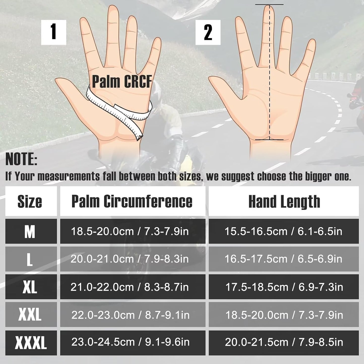 Motorcycle Gloves for Men & Women – Full Finger Touchscreen Riding Gloves for Motorbike