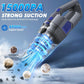 Portable Hand Vacuum with Multi-Nozzles & Washable Filter