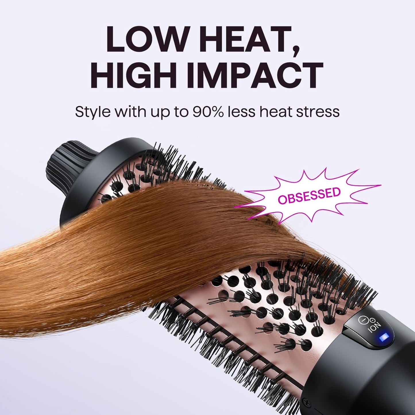 3-in-1 Pro Negative Ion Heaters Thermal Brush