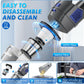 Portable Hand Vacuum with Multi-Nozzles & Washable Filter