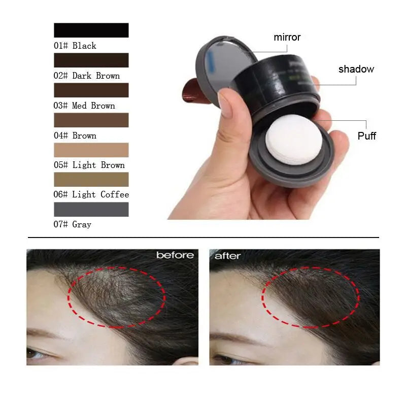 Hairline Repair Filling Powder With Puff