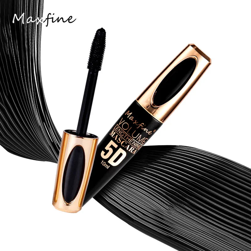 5D Silk Waterproof, Non-caking, and Prolonged Mascara.
