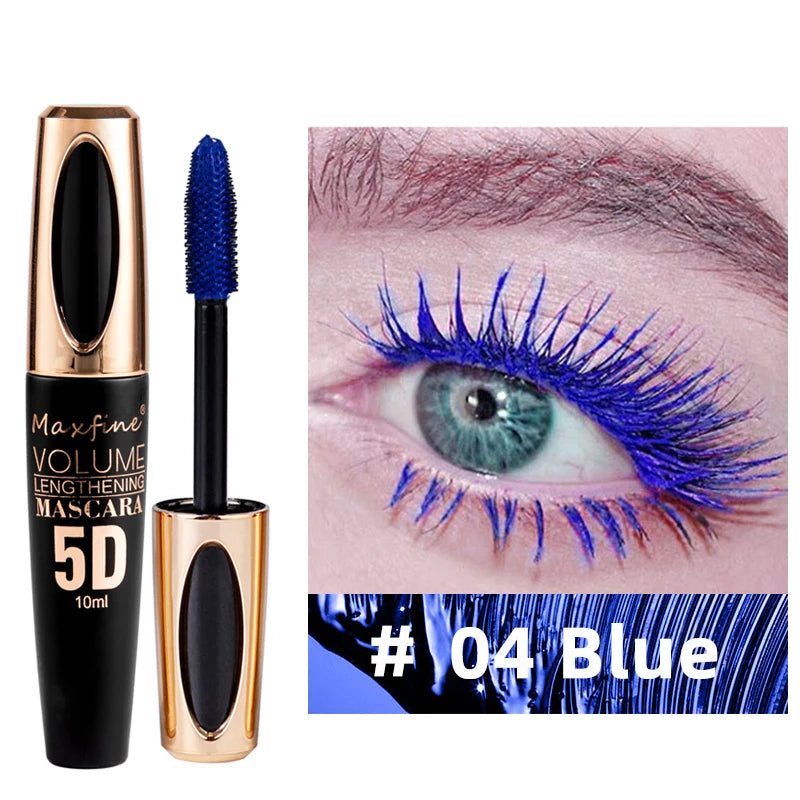 5D Silk Waterproof, Non-caking, and Prolonged Mascara.