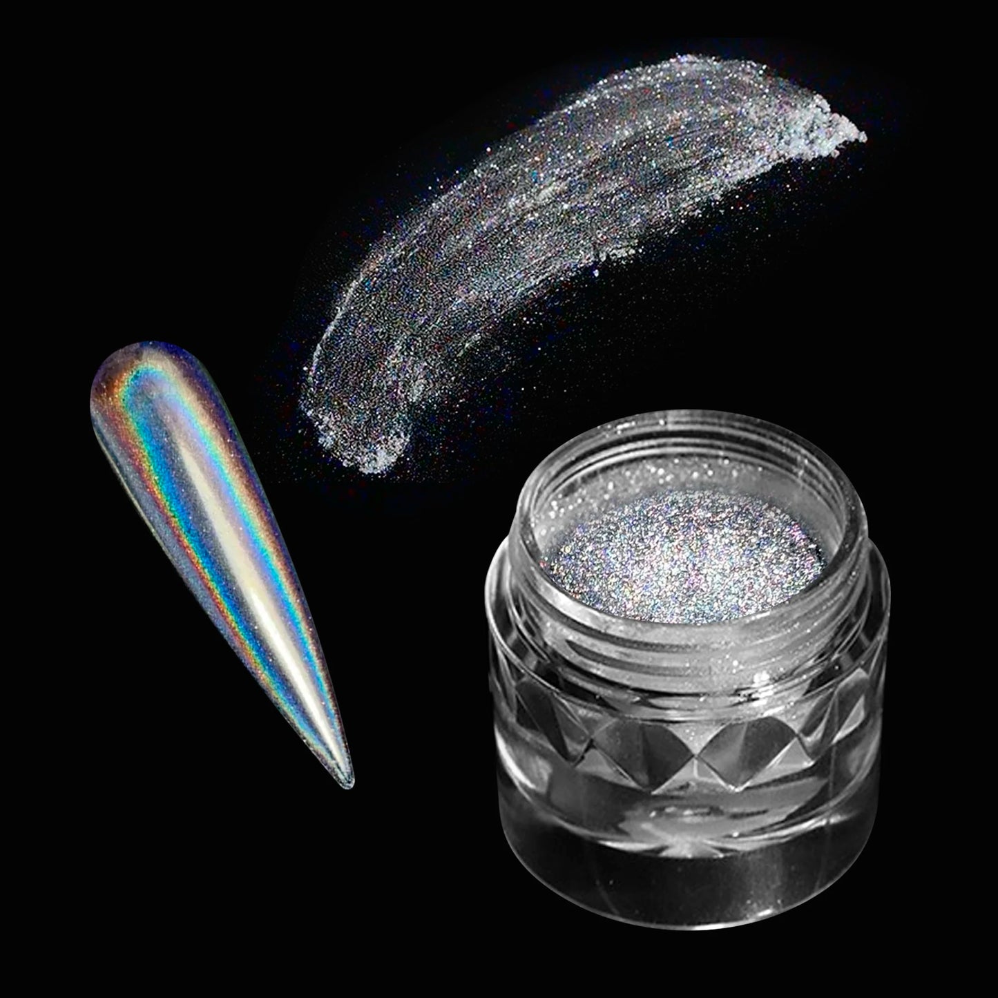 Nail Glitter Metallic Rubbing Dust Gel Polish