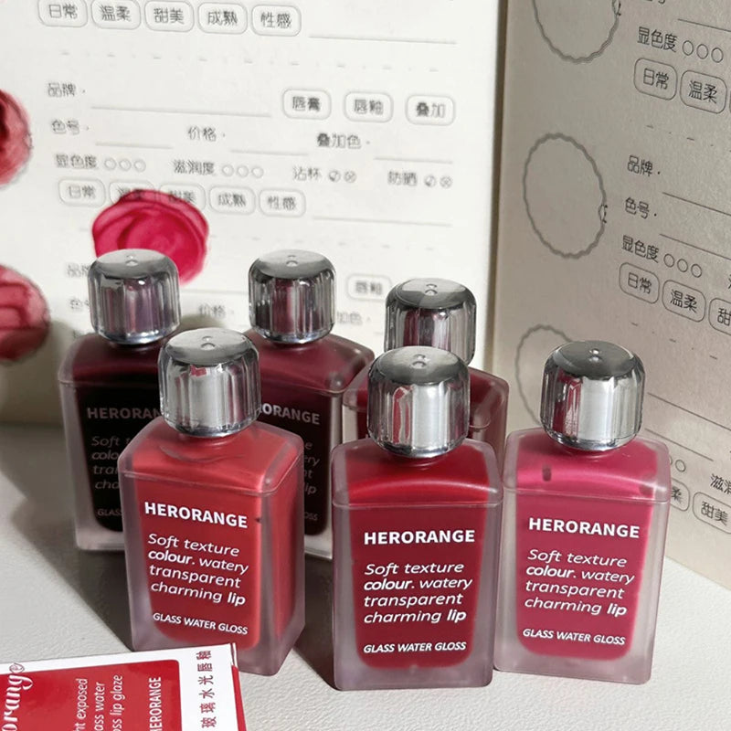 HERORANGE Light Glass-Like Lip Lacquer