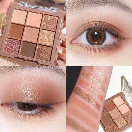 Luxurious 9 color eyeshadow palette