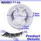 1 Pair Reusable Magnetic Eyelashes Tweezers Set