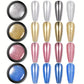 Nail Glitter Metallic Rubbing Dust Gel Polish