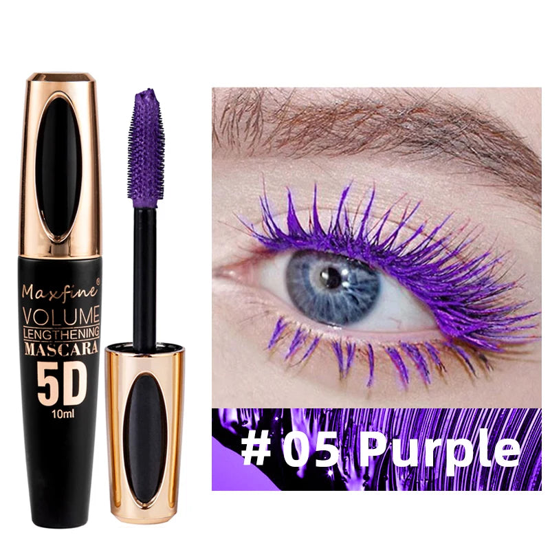 5D Silk Waterproof, Non-caking, and Prolonged Mascara.