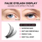 DIY Lashes Extension Kit - 200 PCS Clusters Lash Bond and Seal Makeup Tools