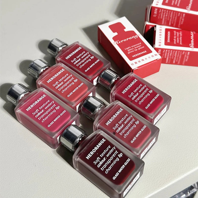 HERORANGE Light Glass-Like Lip Lacquer