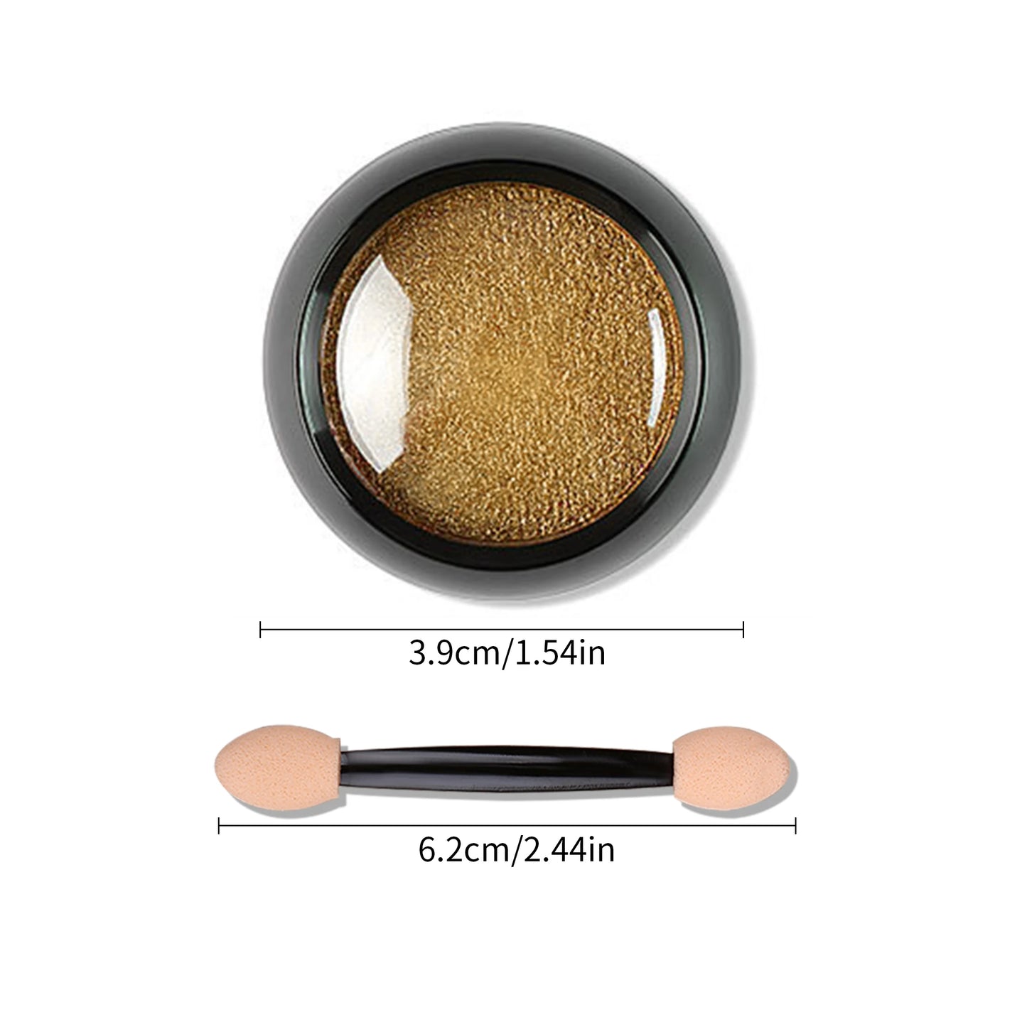 Nail Glitter Metallic Rubbing Dust Gel Polish